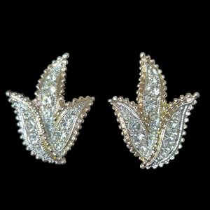 Beautiful Vintage Signed Emmons Earrings Pat‎ Pending